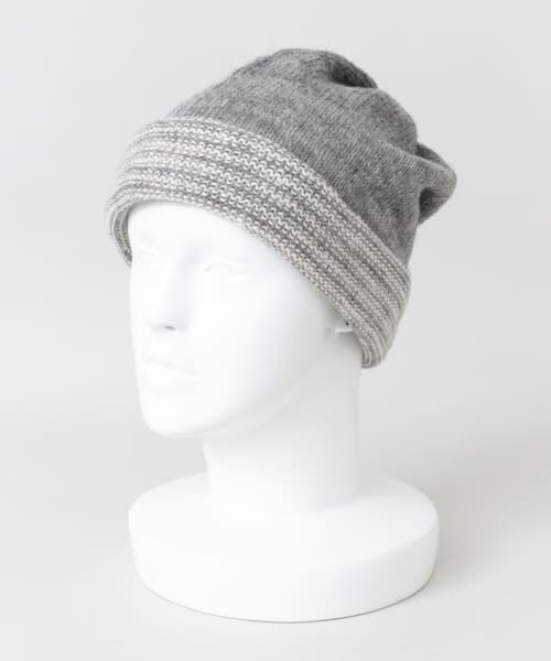 かぐれ（カグレ）の「PUENTE　手紡ぎネックウォーマー3way（ネックウォーマー/スヌード・レディース・シマシマグレー・FREE）」の4枚目の写真