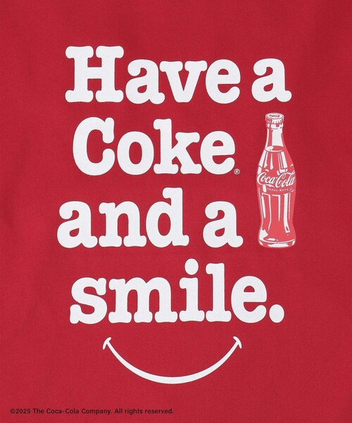 ROPE' PICNIC（ロペピクニック）の「【Coca-Cola】ロゴプリントトートバッグ（トートバッグ・レディース・ライトグリーン/レッド・F）」の14枚目の写真
