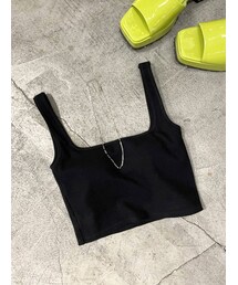 EMODA | スクエアクロップタンクトップ(タンクトップ)