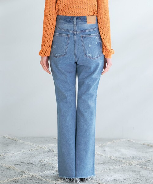 URBAN RESEARCH ROSSO（アーバンリサーチロッソ）の「NEEDBY heritage　BARBARA BOOT CUT DAMAGED（デニムパンツ・レディース・DAMAGELBLU・24/25/26）」の20枚目の写真