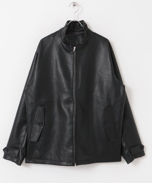 URBAN RESEARCH DOORS（アーバンリサーチドアーズ）の「FL ハリントンジャケット（ライダースジャケット・メンズ・BLACK・M/L）」の16枚目の写真