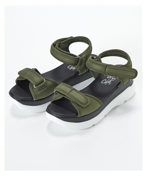 nissen（ニッセン）の「【ゆったり幅広】スニーカーサンダル（低反発中敷）（ワイズ４Ｅ）（サンダル・メンズ・黒/カーキ/ベージュ/ホワイト・M=23.0~23.5cm/4E/L=24.0~24.5cm/4E/LL=25.0~25.5cm/4E/3L=26.0~26.5cm/4E）」の13枚目の写真