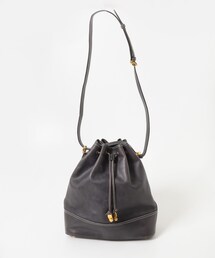 VINTAGE　LOEWE90sドロストショルダーバッグ