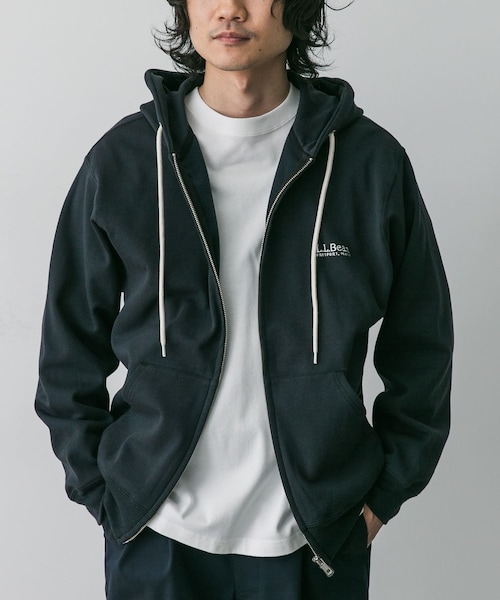 URBAN RESEARCH DOORS（アーバンリサーチドアーズ）の「L.L.Bean　PortageFullZipHoodedSweat（パーカー・メンズ・Butter/Birch/F.Green/Charcoal・M/L/XL）」の2枚目の写真