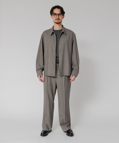 URBAN RESEARCH（アーバンリサーチ）の「WASHABLE WOOL SPORTS JACKET（ブルゾン・メンズ・NAVY/BLACK/CHARCOAL・M/L）」の18枚目の写真