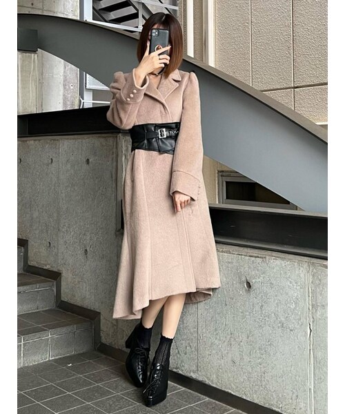 EATME（イートミー）の「ウエストマークマーメイドコート（その他アウター・レディース・ブラック/バーガンディ/ベージュ・S/M）」の17枚目の写真