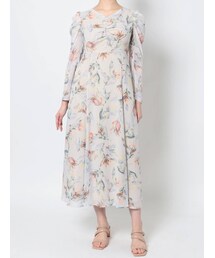 LAGUNAMOON | ニュアンスフラワーワンピース(ワンピース)