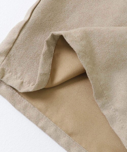 ITEMS URBANRESEARCH（アイテムズ アーバンリサーチ）の「ウォッシャブルスエードイージーサロペット（サロペット/オーバーオール・レディース・BLACK/BEIGE・one）」の21枚目の写真