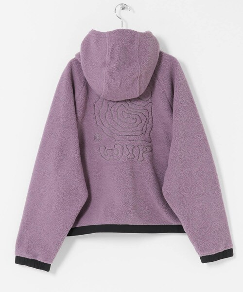 URBAN RESEARCH Sonny Label（アーバンリサーチサニーレーベル）の「carhartt　W HOODED HELIX FLEECE（ブルゾン・レディース・Black/Phlox・S）」の12枚目の写真