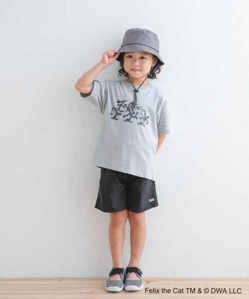 URBAN RESEARCH DOORS(アーバンリサーチドアーズ)の「Lee ATHLETIC SHORTS(KIDS)(その他トップス・キッズ・GREEN/BLACK・110/120/130/140)」の7枚目の写真