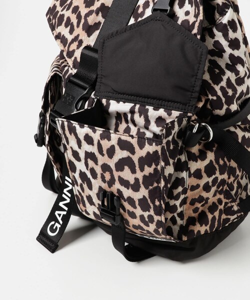 URBAN RESEARCH（アーバンリサーチ）の「GANNI　Recycled Tech Backpack P（バックパック/リュック・レディース・Leopard・-）」の6枚目の写真