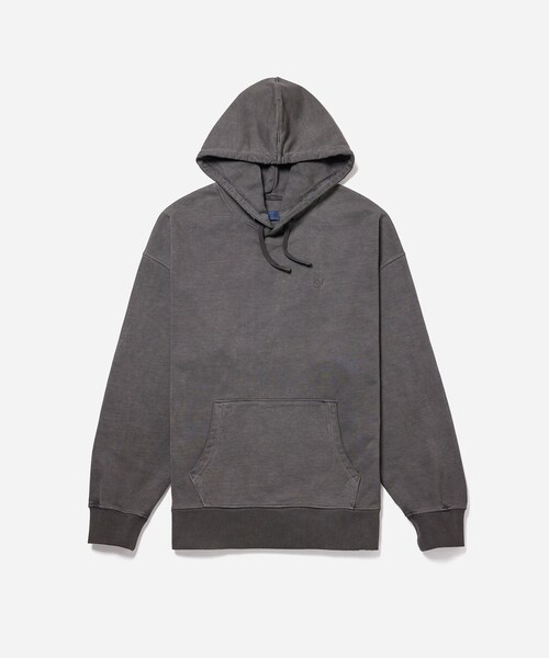 Saturdays NYC（サタデーズ ニューヨークシティ ）の「Warren Pigment Dyed Hoodie（スウェット・レディース・ブラック/オリーブ/レッド・L/M/S/XL/XS）」の3枚目の写真