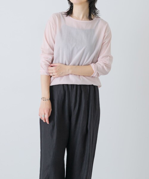 かぐれ（カグレ）の「Yoli　SIMPLE BLOUSE（シャツ/ブラウス・レディース・O WHITE/BLACK/YELLOW/PINK・1）」の18枚目の写真