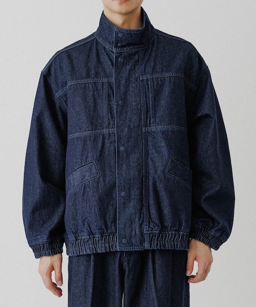 ADAM ET ROPE'（アダムエロペ）の「デニム ボマージャケット / ADAM ET ROPE' JEANS -FILM-（デニムジャケット・レディース・ブラック系/ネイビー・L/M）」の7枚目の写真