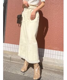 EMODA | ワイドポケットフリンジスカート(スカート)