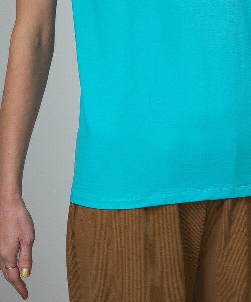 ADAM ET ROPE'（アダムエロペ）の「【Baserange（ベースレンジ）】TEE SHIRT（Tシャツ/カットソー・レディース・ブルー系・S）」の15枚目の写真