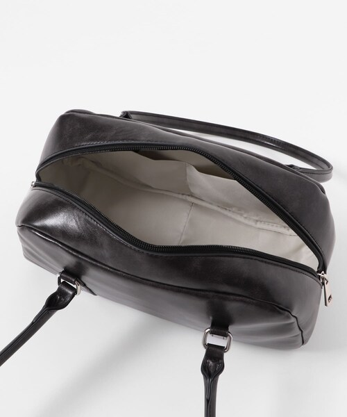 SENSE OF PLACE by URBAN RESEARCH（センスオブプレイスバイアーバンリサーチ）の「ロングハンドルボストンバッグ（ボストンバッグ・メンズ・BLACK/CHARCOAL/SILVER・one）」の16枚目の写真