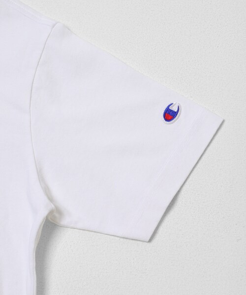 URBAN RESEARCH Sonny Label（アーバンリサーチサニーレーベル）の「CHAMPION　SHORT SLEEVE T-SHIRTS（Tシャツ/カットソー・レディース・013WHITE/385DBLUE・S）」の5枚目の写真