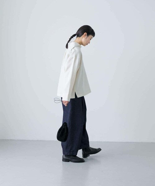 かぐれ（カグレ）の「デニムクロップドパンツ（デニムパンツ・レディース・INDIGO・FREE）」の6枚目の写真