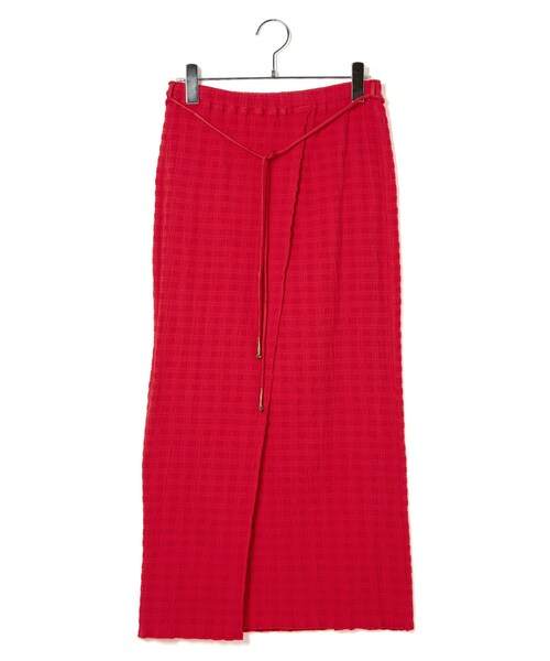 ADAM ET ROPE'(アダムエロペ)の「【公式サイト限定】【Pheeta(フィータ)】Vera Skirt(スカート・レディース・ライトグリーン/レッド/ローズピンク・F)」の20枚目の写真