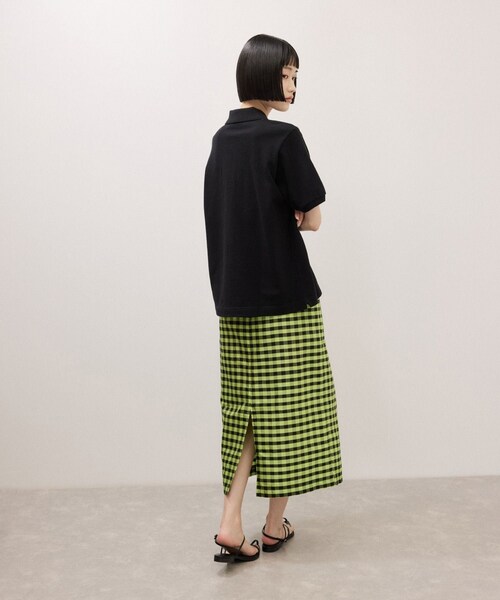 ADAM ET ROPE'(アダムエロペ)の「【COMING OF AGE(カミング オブ エイジ)】DRASTRING MAXI SKIRT(スカート・レディース・ブラック/キミドリ/ターコイズ/レッド・F)」の11枚目の写真