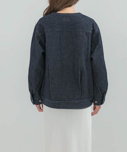 URBAN RESEARCH ROSSO（アーバンリサーチロッソ）の「『別注』Lee101×ROSSO　NOCOLLAR JACKET（デニムジャケット・レディース・ONE WASH/USED・Free）」の13枚目の写真