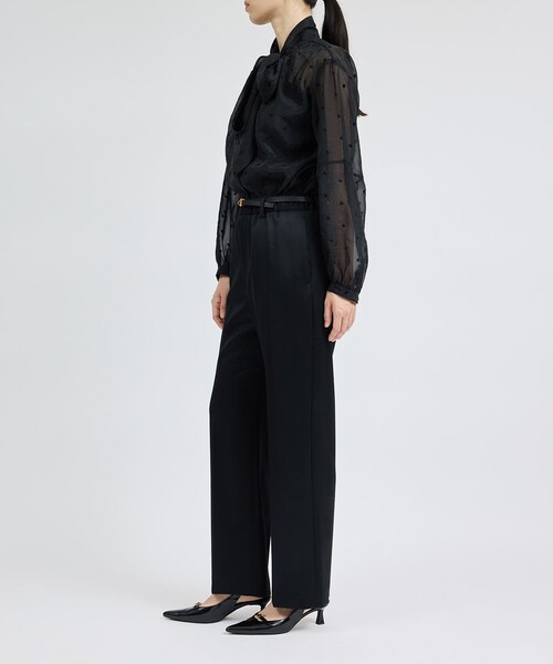 ROPE'（ロペ）の「ウールサテンイージーパンツ【Sサイズフェア対象】（その他パンツ・レディース・ブラック/グレー/ピンク・34/36/38）」の18枚目の写真