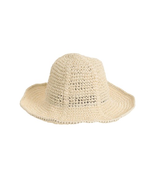 Ungrid（アングリッド）の「雑材デザインハット（ハット・レディース・ブラウン/ベージュ/カーキ・F）」の3枚目の写真