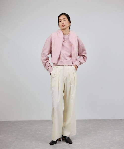 ROPE'（ロペ）の「アナグラム刺繍スウェットプルオーバー/イージーケア（スウェット・レディース・ベージュ系/ネイビー/ピンク系・F）」の13枚目の写真