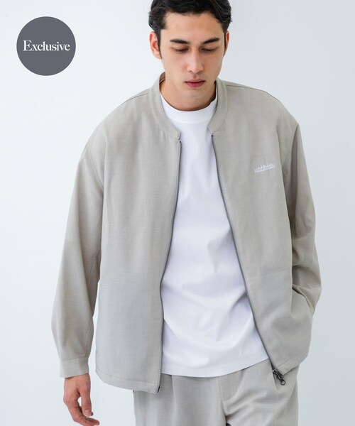 URBAN RESEARCH（アーバンリサーチ）の「『別注』THOUSAND MILE×UR　THICK AND THIN BLOUSON（ブルゾン・メンズ・ICE GRAY/BLACK/KHAKI・M/L）」の4枚目の写真