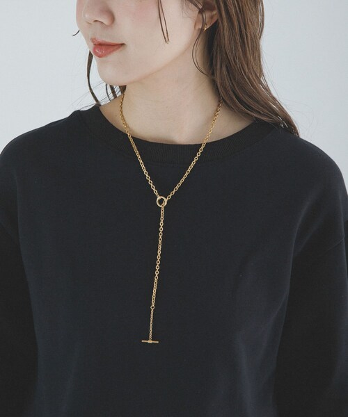 URBAN RESEARCH Sonny Label（アーバンリサーチサニーレーベル）の「ステンレスラリエットチェーンネックレス（ネックレス・レディース・シルバー/ゴールド・One）」の8枚目の写真