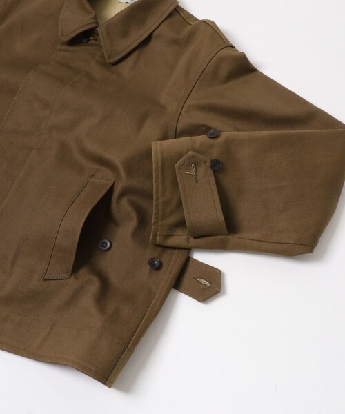 URBAN RESEARCH(アーバンリサーチ)の「Nomat Hand Painted Military Jacket(ミリタリージャケット・レディース・Brown・2/3)」の4枚目の写真