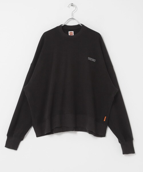 URBAN RESEARCH(アーバンリサーチ)の「SEE SEE CREW KNIT (KNIT SEW)(ニット/セーター・メンズ・BLACK/CHARCOAL/NAVY・M/L/XL/XXL)」の7枚目の写真