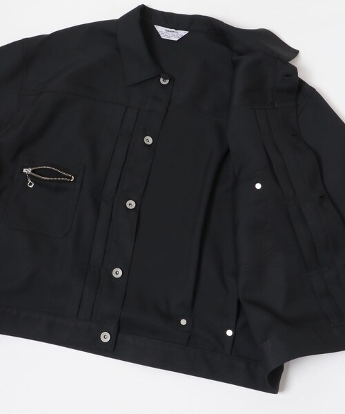 URBAN RESEARCH(アーバンリサーチ)の「DAIRIKU 2Pocket Ployester Jacket(テーラードジャケット・メンズ・BLACK・M/L)」の12枚目の写真