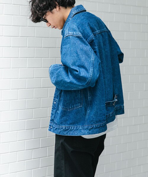 URBAN RESEARCH DOORS（アーバンリサーチドアーズ）の「FORK&SPOON　JFデニムジャケット（デニムジャケット・メンズ・ONEWASH/USED・4/5）」の5枚目の写真