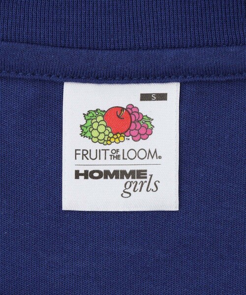 ADAM ET ROPE'(アダムエロペ)の「【HOMME girls×FRUIT OF THE LOOM】Classic Tee(Tシャツ/カットソー・レディース・ネイビー・S)」の9枚目の写真