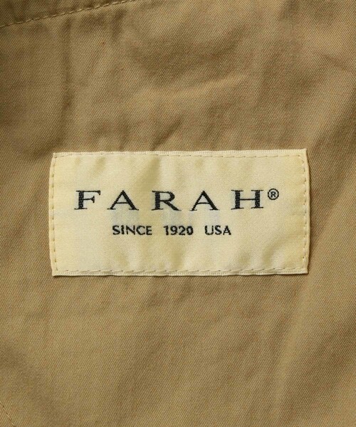 ADAM ET ROPE'（アダムエロペ）の「【FARAH】One-tuck WIde Pants（チノパンツ・メンズ・ベージュ・L/M/S）」の12枚目の写真