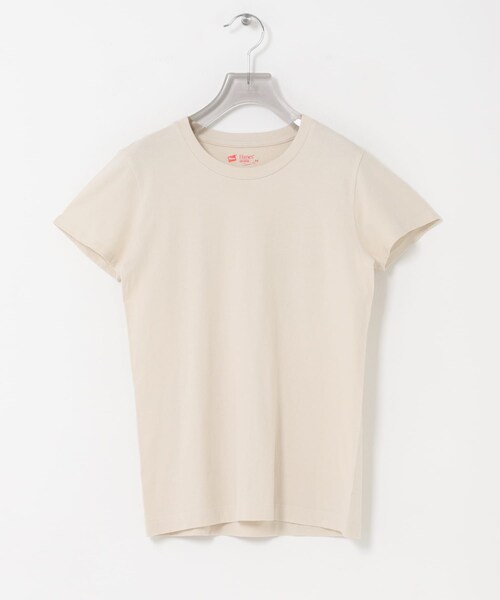 URBAN RESEARCH（アーバンリサーチ）の「HANES　2P クルーネックTシャツ（Tシャツ/カットソー・レディース・BEG/WHT/ASSORT・M）」の11枚目の写真