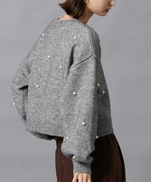 nissen | デザインボタン付ニット(ニット/セーター)