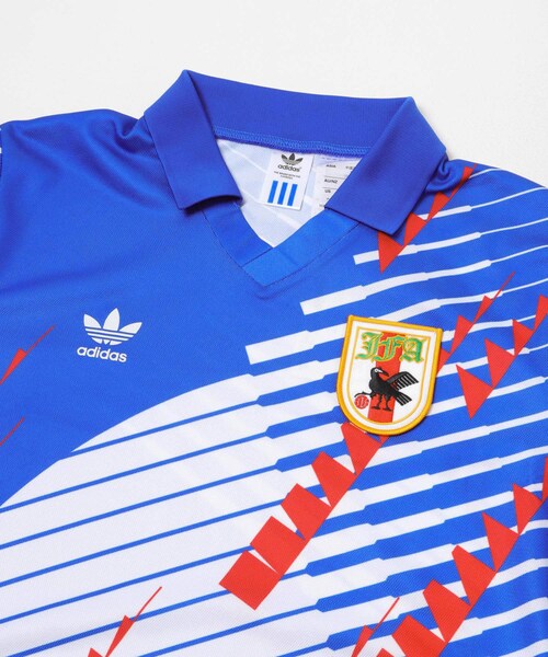 URBAN RESEARCH(アーバンリサーチ)の「adidas サッカー日本代表 ホーム ユニフォーム 1993(Tシャツ/カットソー・メンズ・ブルー・L/XL/XXL)」の7枚目の写真