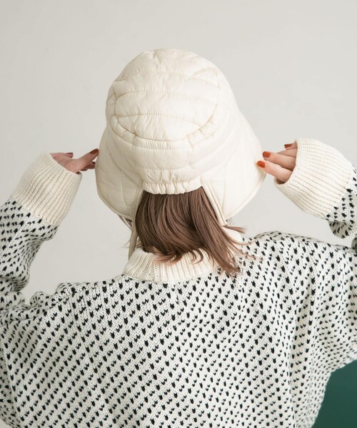 KBF（ケイビーエフ）の「バックドロストバケットHAT（ハット・レディース・IVORY/KHAKI/BLACK・one）」の8枚目の写真