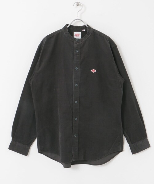 URBAN RESEARCH DOORS（アーバンリサーチドアーズ）の「DANTON　BAND COLLAR SHIRTS LONG-SLEEVE（シャツ/ブラウス・メンズ・MOLE BROWN/SAND BEIGE/CHARCOAL・38/40/42）」の8枚目の写真