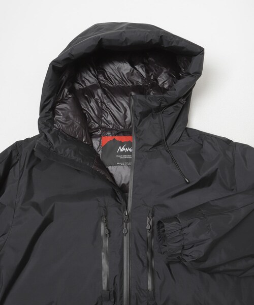 URBAN RESEARCH DOORS（アーバンリサーチドアーズ）の「『別注』NANGA×DOORS　AURORA TEX DOWN PARKA（テーラードジャケット・メンズ・NEO BLACK/MIL STONE/CHESTNUT/DARK BERRY/HOT LAVA・S/M/L/XL/XXL）」の8枚目の写真