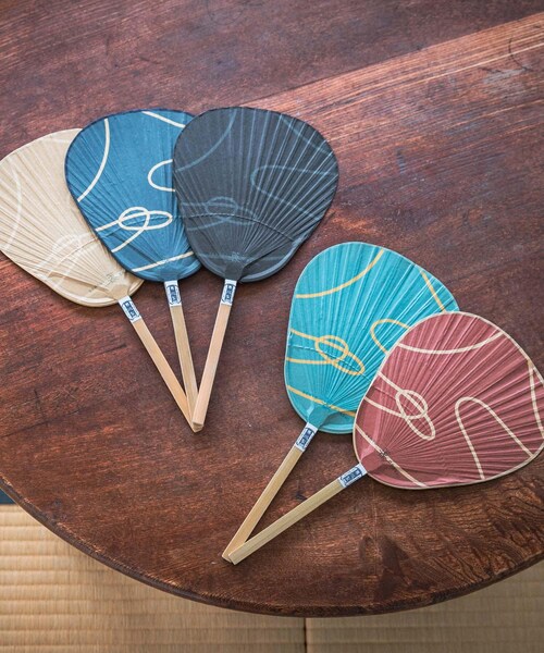 URBAN RESEARCH（アーバンリサーチ）の「『別注』栗川商店×URBAN RESEARCH　「ゆ」uchiwa（その他雑貨・メンズ・BLK×CCL/BEG×OFF/BLU×OFF・one）」の5枚目の写真
