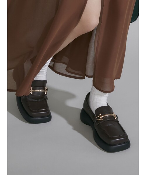 RESEXXY（リゼクシー）の「ラウンドネスフォルムローファー（ローファー・レディース・ブラック/ブラウン・S/M/L）」の5枚目の写真