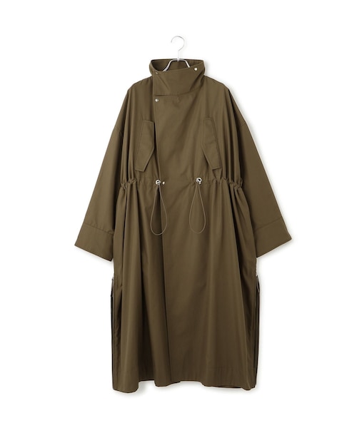 ADAM ET ROPE'(アダムエロペ)の「【WEB限定】・【サステナブル】スタンドカラーロングモッズコート(モッズコート・レディース・ブラック/オフホワイト/ブラウン系・F)」の7枚目の写真