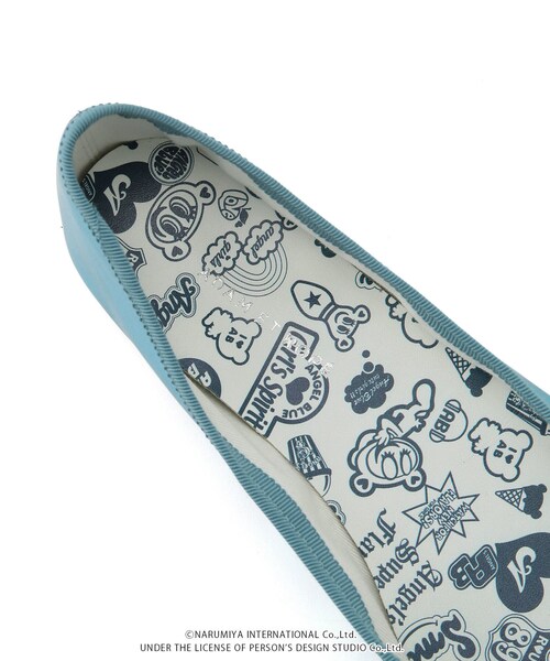 ADAM ET ROPE'（アダムエロペ）の「【公式サイト限定・サステナブル】【ANGEL BLUE×ADAM ET ROPE'】メタリックバレエ（バレエシューズ・レディース・サックス・22.5/23.0/23.5/24.0/24.5/25.0）」の18枚目の写真