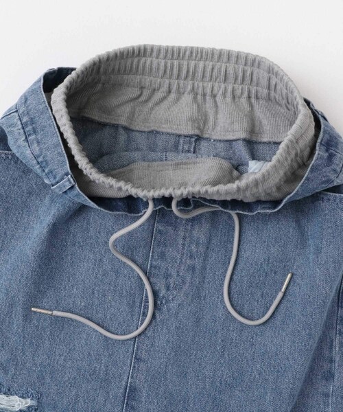 ITEMS URBANRESEARCH（アイテムズ アーバンリサーチ）の「ダブルウエストデニムスカート（デニムスカート・レディース・BLU/BLK・FREE）」の16枚目の写真