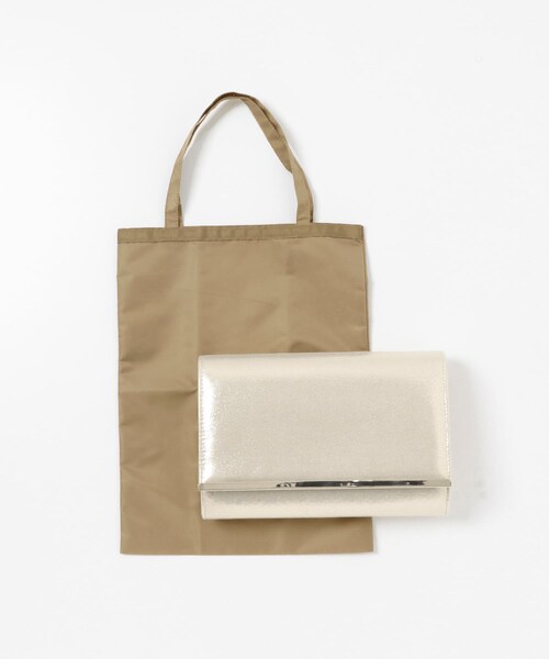 RODE SKO（ロデスコ）の「サブバッグ付3WAYパーティクラッチ（クラッチバッグ・レディース・BLACK/GOLD/SILVER・one）」の16枚目の写真