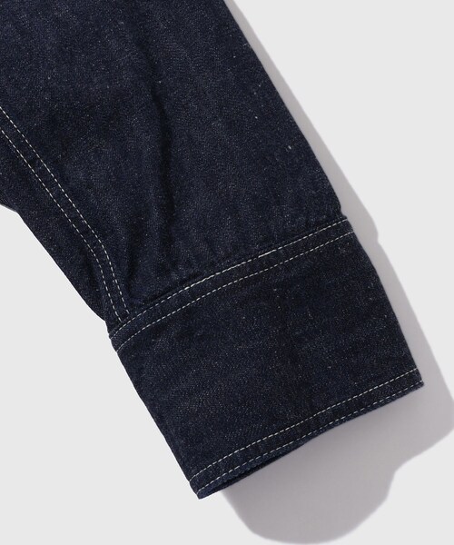 ADAM ET ROPE'（アダムエロペ）の「【BONCOURA/ボンクラ】カバーオール（デニム）（デニムジャケット・メンズ・ネイビー・38/40/42）」の8枚目の写真